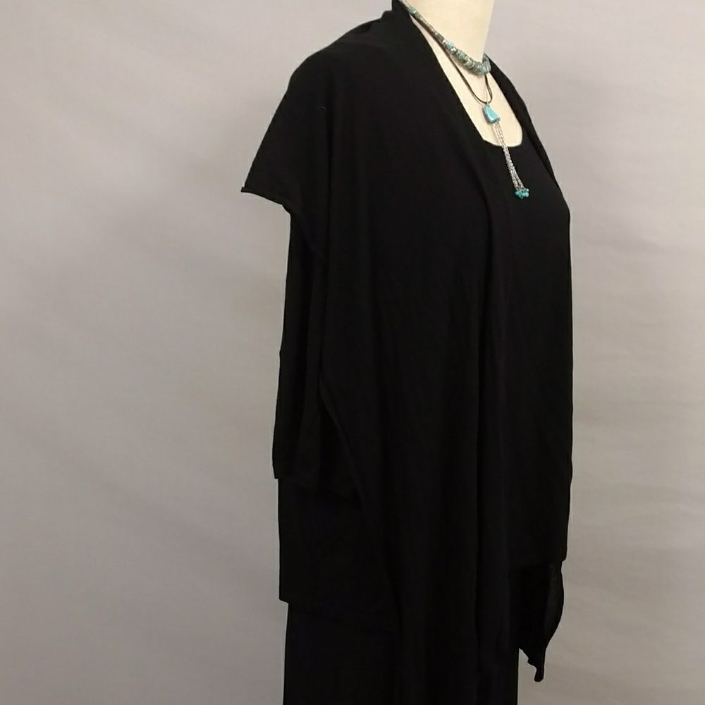 Stizzoli 3 Pc Black Pants Set Light Italian Knit Size 3x 24 Euro 58 High Quality - Picture 2 of 8